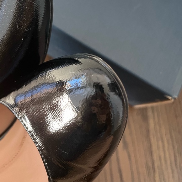 Cole Haan Gabbie Pump 80mm Black Saffiano Leather Patent - Picture 8 of 14